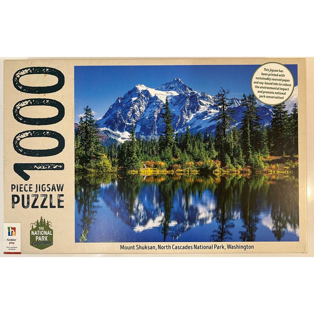 Hinkler National Park Collection Mount Shuksan North Cascades Puzzle 1000 PC NEW